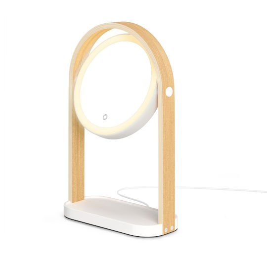 Umbra Umbra Schminkspiegel Tischgerät mit Licht 25x12cm Weiß
