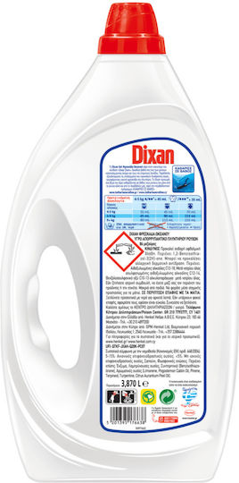 Dixan Υγρό Απορρυπαντικό Ρούχων 3.87lt (86 Μεζούρες)