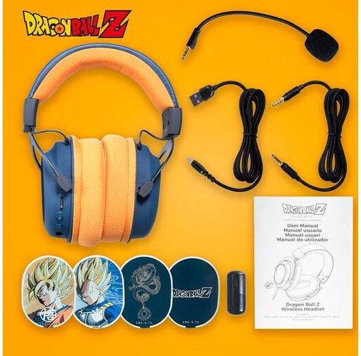 Blade Dragon Ball Z Căști Gaming Wireless Over Ear Cu Conectivitate Bluetooth Albastre