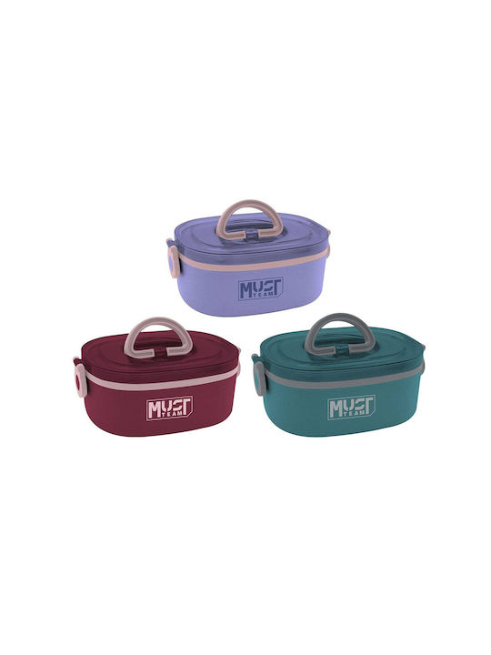 Must Team Lunch Box Inox Lilac 1.05lt
