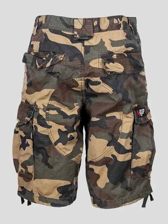 Ανδρική Βερμούδα Cargo Wood Camo