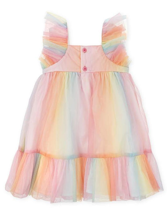 Girls Tulle Dress Multicolour 8210S26-Multicolour