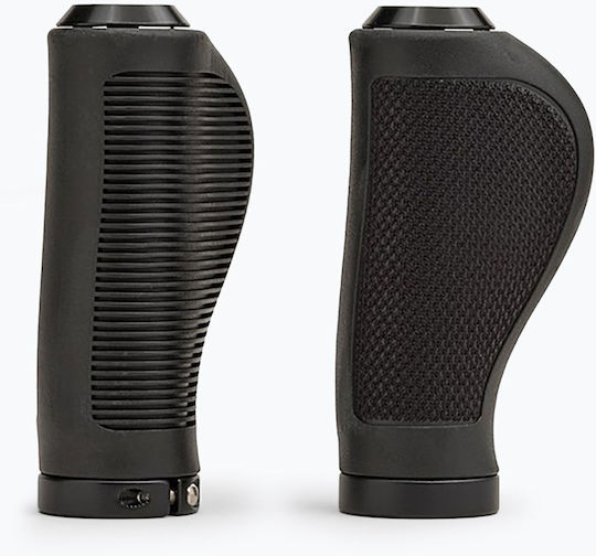 Brooks England Ergonomic Rubber Handlebar Grips Black Size 100/100 Mm