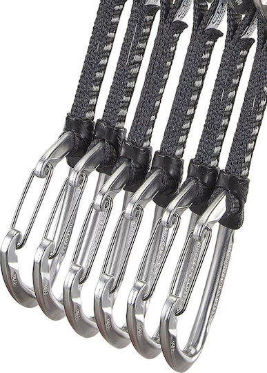 Climbing Technology Skylotec Lime Satz M-ul 12 Cm 6er Pack Karabiner und Expresssets Silber