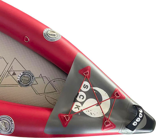 SCK Navale 2 SCK-28382838 Πλαστικό Kayak Θαλάσσης 2 Ατόμων Κόκκινο
