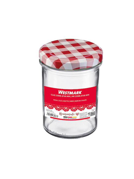Westmark Σετ 6τμχ Βάζα Γενικής Χρήσης με Καπάκι Γυάλινο Διάφανο 230ml 6τμχ