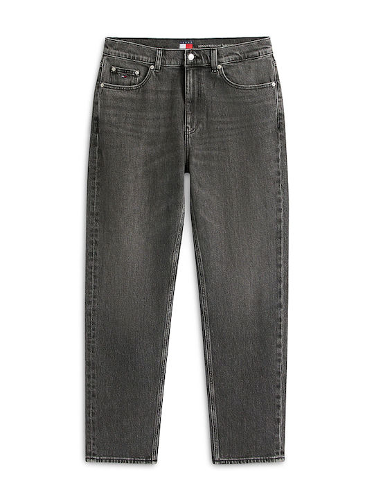 Men's Jeans Pants with Regular Tapered Fit Black