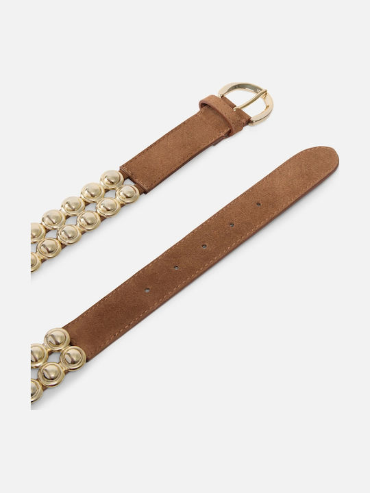 Leather Women's Belt Brown
