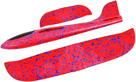 Flying Red Styrofoam Airplane 49x47 Cm Aria Trade