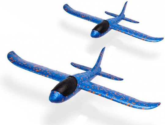 Flying Blue Styrofoam Airplane 49x47 Cm Aria Trade