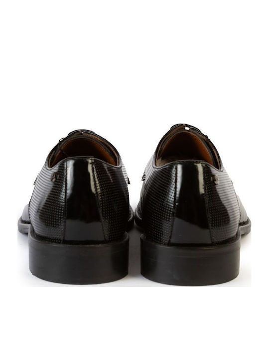 Men's Dress Shoes In Black Patent Leather LL Z-443-1