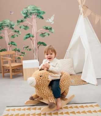 Sterntaler Kaya Giraffe Schaukelndes Spielzeug – Stoff Kamelopardale Kaya Mit Griffen