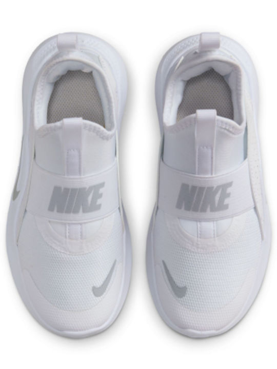 Flex Runner Kids Sports Shoes Running Slip-On White