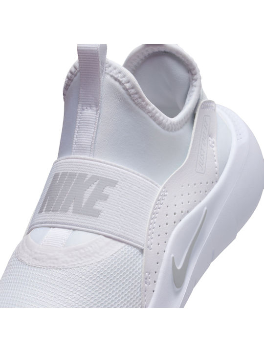 Flex Runner Kids Sports Shoes Running Slip-On White