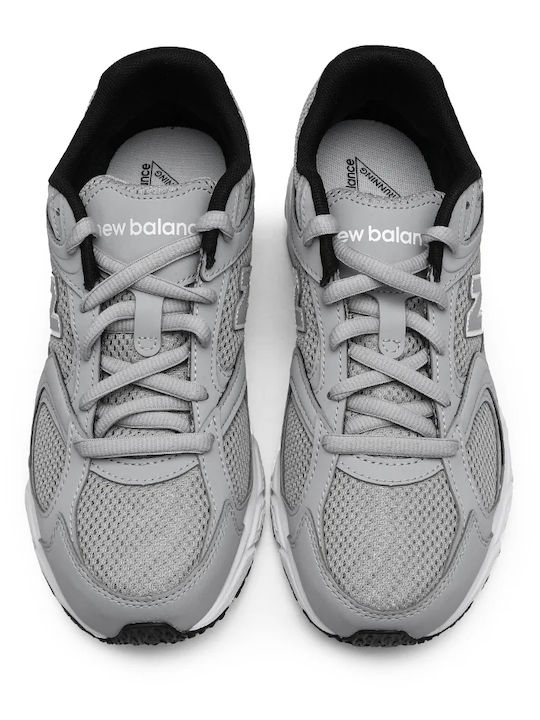 Classic Kids Sports Shoes Running with Laces Gray