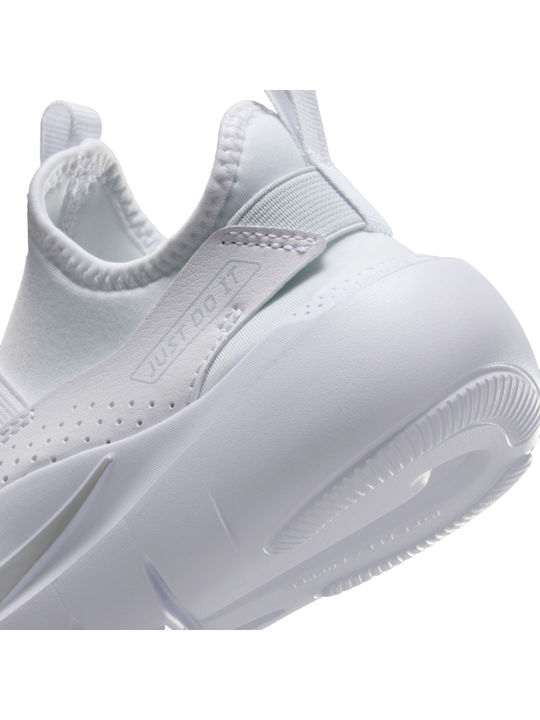 Flex Runner Kids Sports Shoes Running Slip-On White