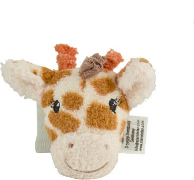6702528 Sterntaler Kaya Giraffe Wrist Rattle – Υφασμάτινη Κουδουνίστρα Καρπού Καμηλοπάρδαλη Kaya