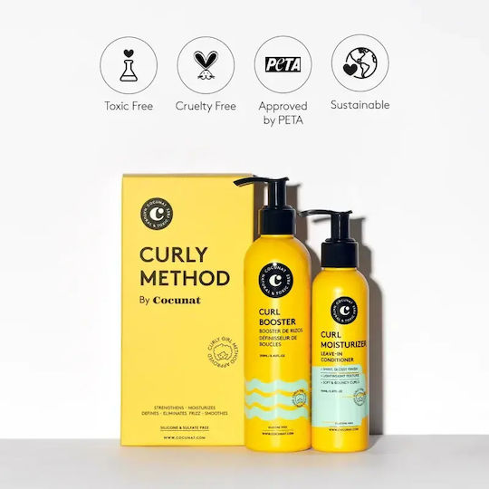 Комплект За Къдрава Вълниста Коса Cocunat Curly Method By Cocunat