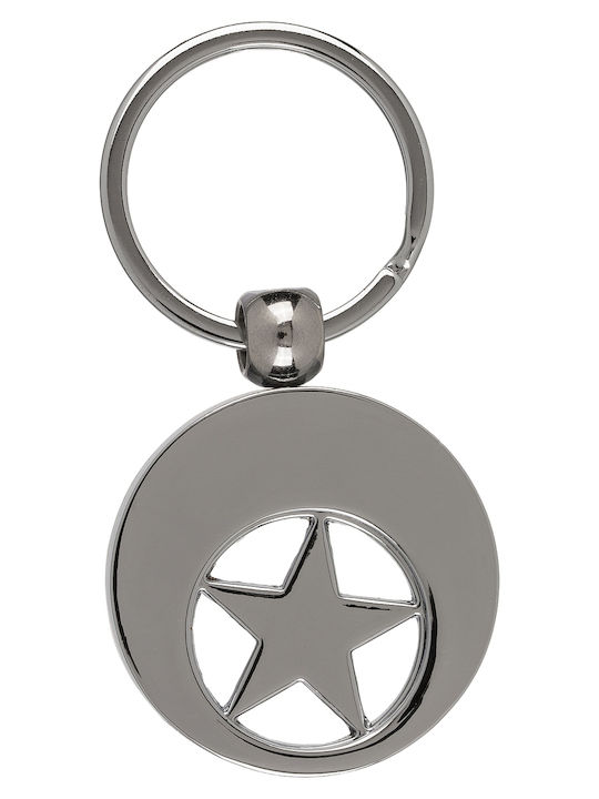 Schlüsselanhänger Münz Trolley Silber Metall 3.5cm Verschiedene Designs