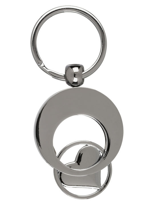 Schlüsselanhänger Münz Trolley Silber Metall 3.5cm Verschiedene Designs