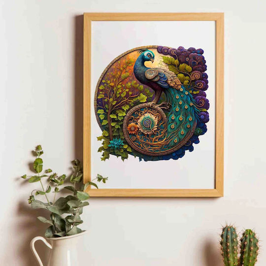 Peacock Mandala Puzzle 2D 200pcs