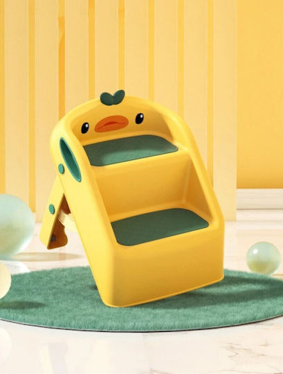 Giggles & Co Duckiestep Scăunel Pliabil Pentru Copii În Formă De Rățușcă Cu Două Trepte Pentru Baie Și Chiuvetă Sunny Duck