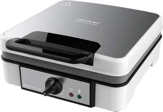 Cecotec Fun Gofrestone 4 Гофретник за Квадратни Гофрети 4 Места 1200W Inox