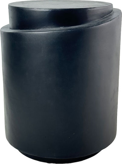 Masă Laterală Rotundă Climb Neagră L40xl40xÎ49.5cm