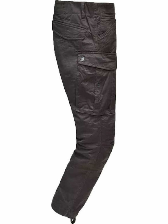 Rovic Zip 3d Παντελόνι Cargo Ελαστικό σε Κανονική Εφαρμογή Raven