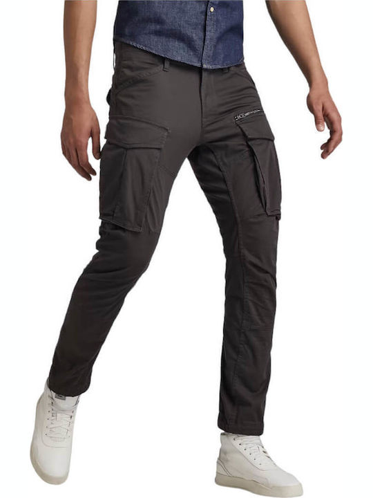 Rovic Zip 3d Παντελόνι Cargo Ελαστικό σε Κανονική Εφαρμογή Raven