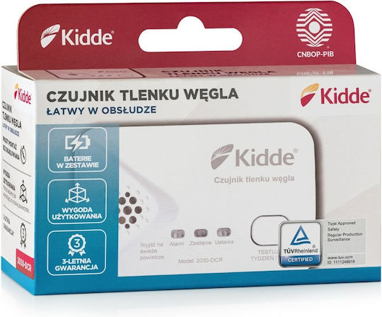 Kidde Αυτόνομος Ανιχνευτής Mονοξειδίου του Άνθρακα CO