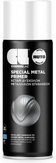 Cosmos Lac Cosmos Lac Sprühfarbe Spezial Hochtemperatur mit Metallischem Effekt Weiß 349 400ml