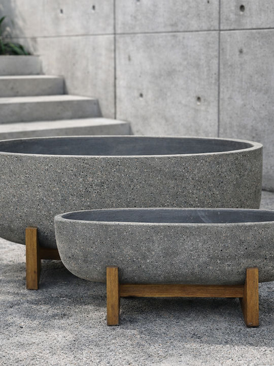 InTheBox Planter Concrete Gray 75x75x32cm.