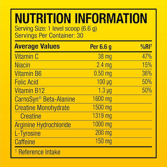 Cellucor ID Series C4 Original Συμπλήρωμα Pre Workout 195gr 30 μερίδες Πορτοκάλι