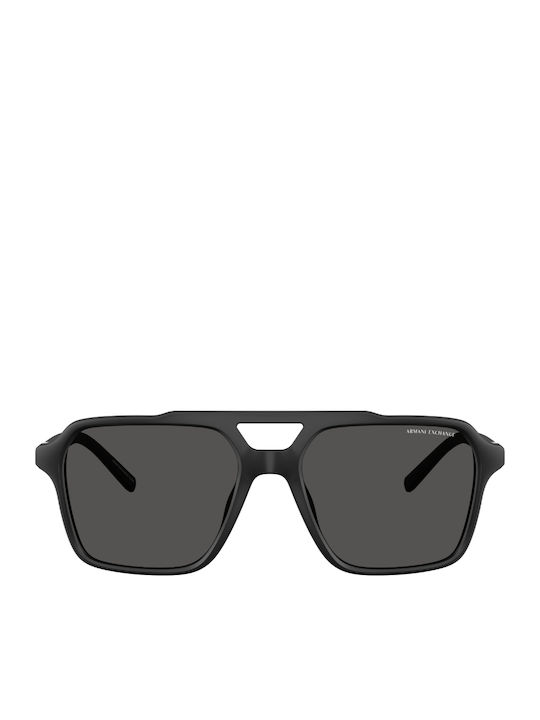 Armani Exchange Γυαλιά Ηλίου Μαύρα με Κοκκάλινο Σκελετό