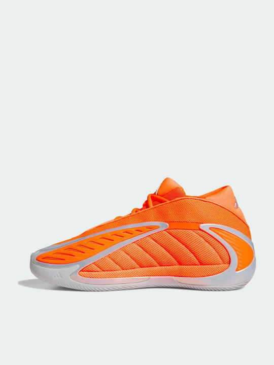 Anthony Edwards 2 All-Star High Basketball Shoes Lucid Orange Silver Metallic Grey One