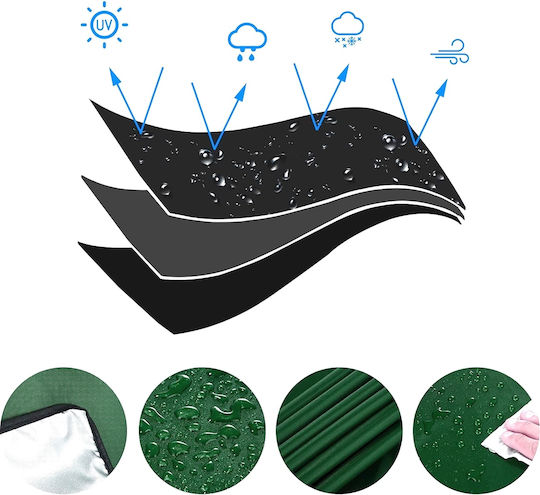 Husă Impermeabilă De Protecție 116x100x120cm În Culoare Verde