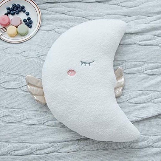 Malvys Kinder Wurfkissen Weiß 40x36cm