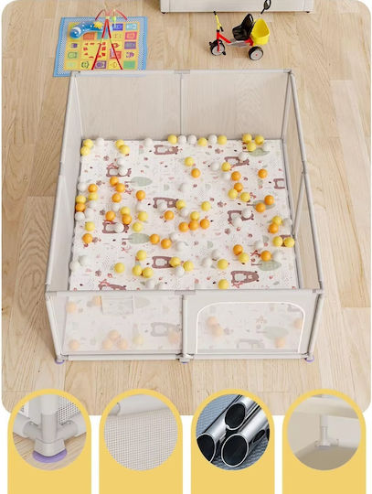 Park with Mattress Beige 200x200cm
