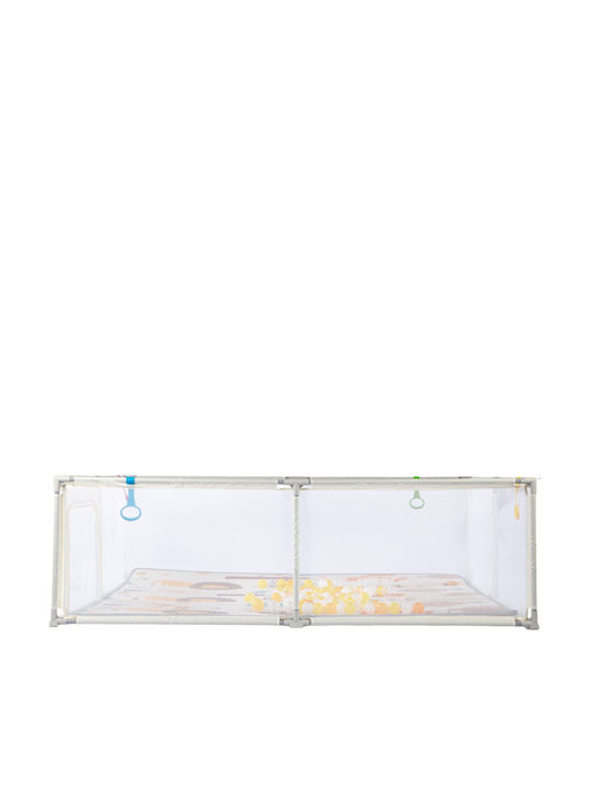 Park Mit Matratze Beige 200x200cm
