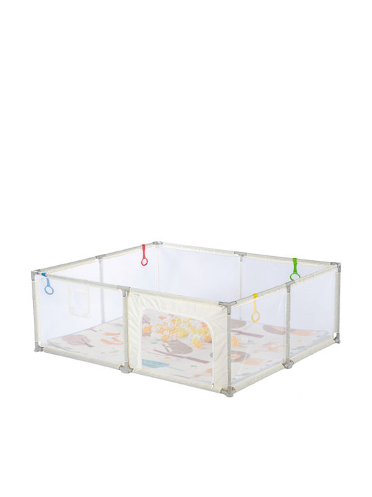 Parc cu Saltea Bej 180x150cm