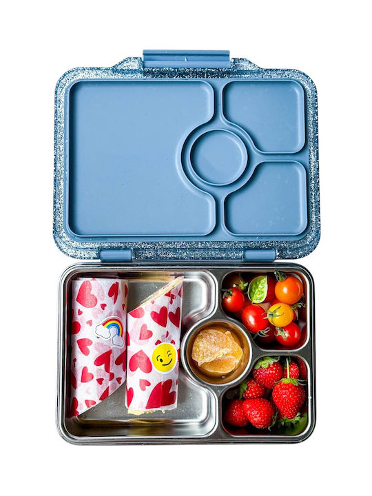 Yumbox Recipient De Mâncare Inox Gri 22.8x17.8cm