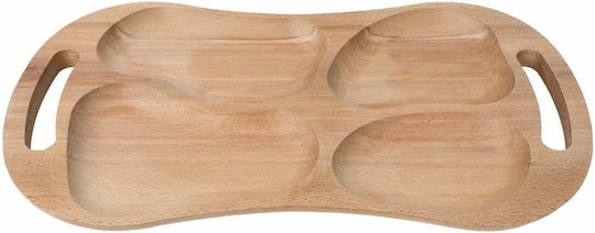 Hölzernes Servierplatte 60x33cm