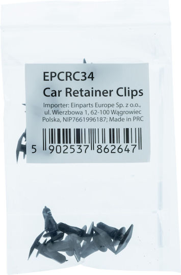 Einparts Set 10 Car Clips Toyota Highlander 2010-2013