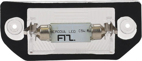 Einparts Left License Plate Lights LED Volkswagen Passat 2 Pieces
