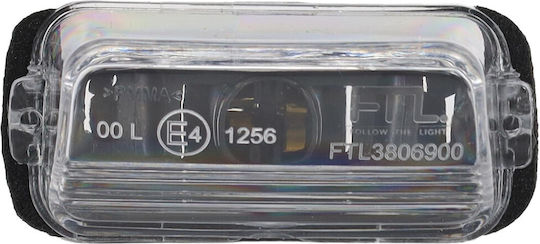 Einparts Left License Plate Lights 12V Universal Audi S1 Citroen C3 C3 Picasso C4 Picasso C5 Berlingo Saxo Xsara Xsara Picasso DS4 Jumpy SpaceTourer Honda City Opel Combo Vivaro Zafira Life Peugeot Partner 307 406 308 206 207 407 5008 306 Rifter Toyota Proace