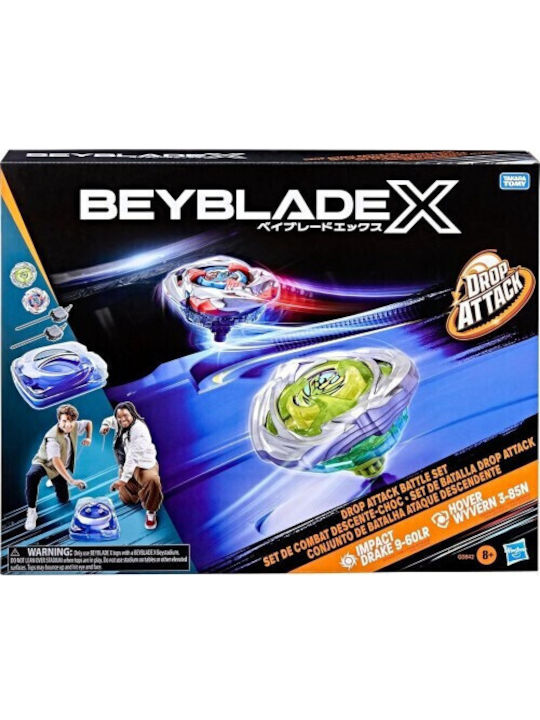 Παιχνιδολαμπάδα Beyblade X Drop Attack Battle Set για 8 Ετών Hasbro