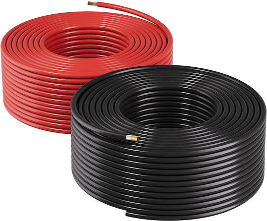 Vevor Κιτ Ηλιακών Καλωδίων 30.48 Μ Μαύρο + Κόκκινο 10 Awg 6 Mm² Pv Επινικελωμένο Χαλκό Ip67 Φωτοβολταϊκά Συστήματα Εξωτερικού Χώρου Tyndcbyzxsx1n32zr001y3