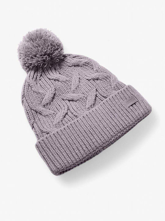 Around Town Pom Шапка Unisex Плетена в Лилав цвят