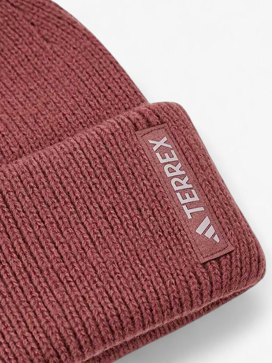 Terrex Шапка Unisex Плетена В Бордо Цвят